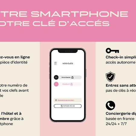 Hotel Des Sept - Entree Autonome, Reception En Ligne - Encore Mieux Orléans Esterno foto