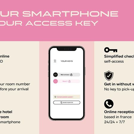 Hotel Des Sept - Entree Autonome, Reception En Ligne - Encore Mieux Orléans Esterno foto
